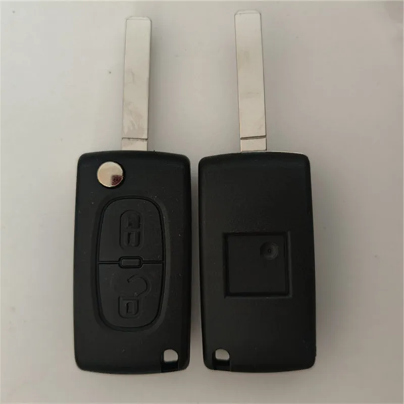 

For Peugeot 308 207 307 3008 5008 807 For Citroen C2 C3 C4 C5 C6 C8 Car Key Remote Flip Key Shell Case 2 Buttons CE0536