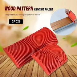 New rubber simulation set wood grain generator MS3 drawing diatom mud roller printing art embossed wood grain tool 1Set