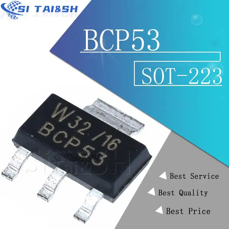 

Si Tai&SH 20 шт. BCP53 SOT BCP53 SOT223 BCP53-16 SMD SOT-223 BCP53T1G Система данных