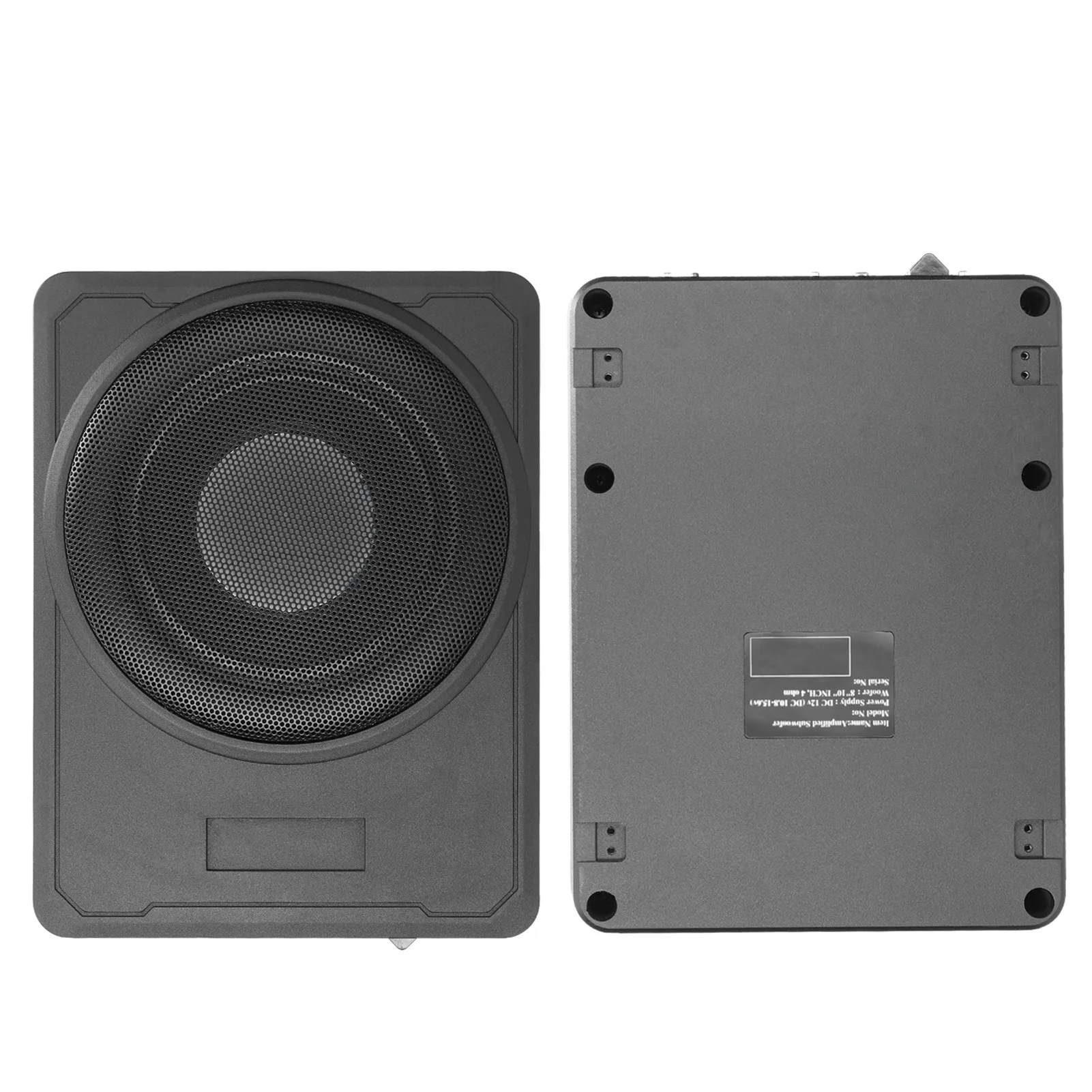 Bass Powered Speaker Car Subwoofer 10in 800W Stable Performance Aluminum Alloy Housing Subwoofer for 12V Car Truck Marine Boat