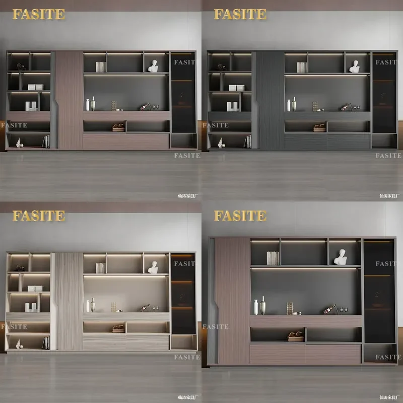 For Office Modern Simple File Cabinet Storage Locker Bookcase Data Cabinet High End Metal Furniture with Lock for Home