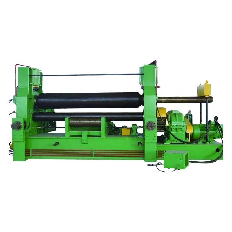 Steel Plate Rolling Machine Fully Automatic 4- Roller Plate Rolling Machine Can Be Customized According To Needs For Sale