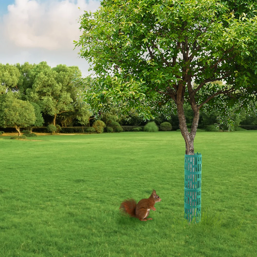 6Pcs Tree Trunk Protector Plant Protection Fence with Twist Ties Plant Guard Protectors Adjustable for Protecting Trees