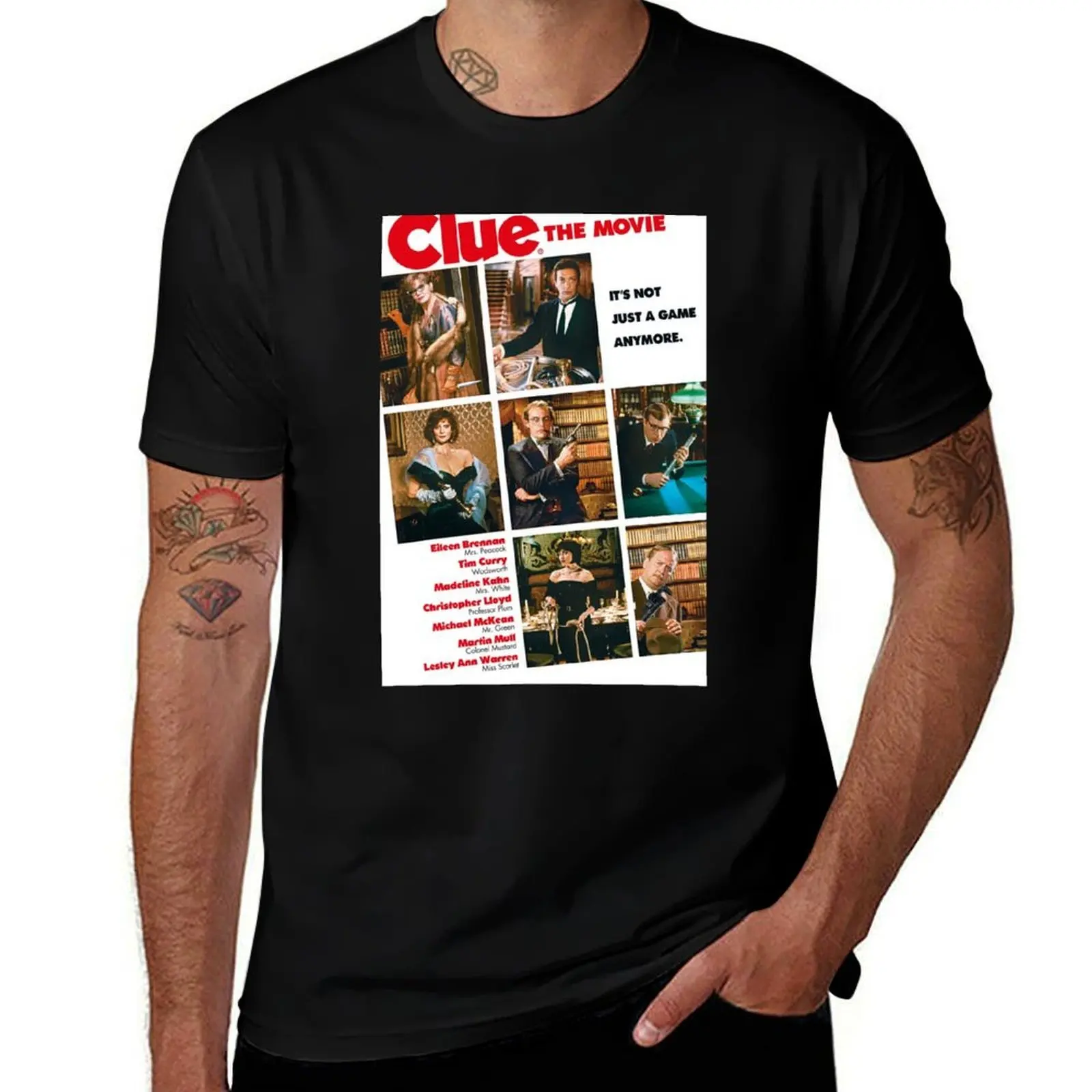 

t man Clue T-Shirt shirt plain t shirt 1985 cotton t Movie shirts man man for