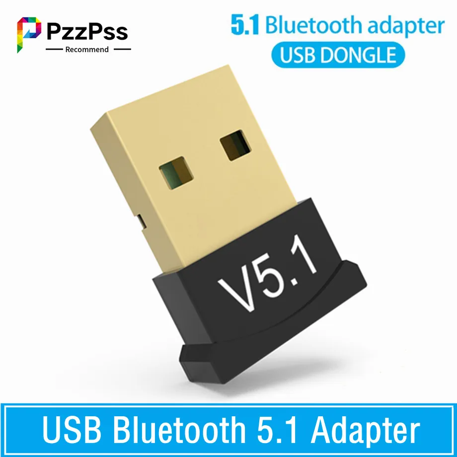 USB Bluetooth 5.1 Adapter Transmitter Receiver Bluetooth V5.1 Audio Bluetooth Dongle Wireless USB Adapter For PC Laptop Computer