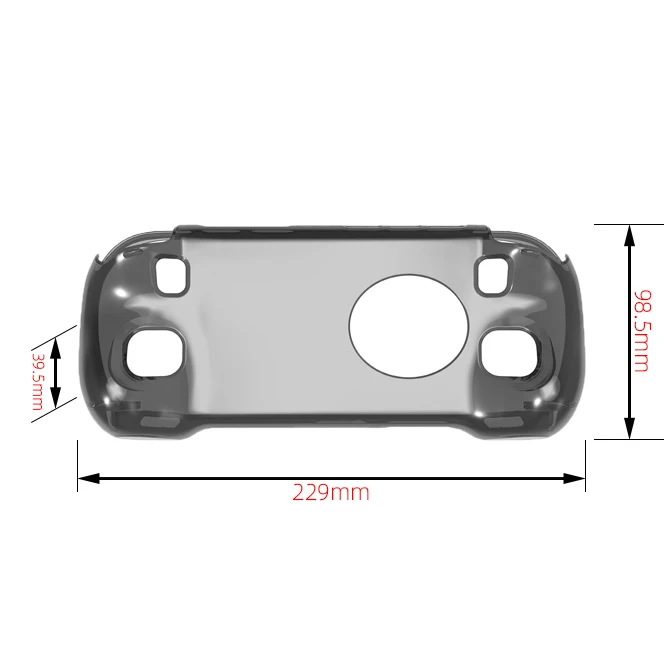 Przezroczyste, miękkie etui ochronne z TPU do konsoli do gier AYANEO KONKR Pocket FIT, etui z pełnym pokryciem, odporne na zarysowania, do AYANEO KNOKR — zdjęcie produktu 4