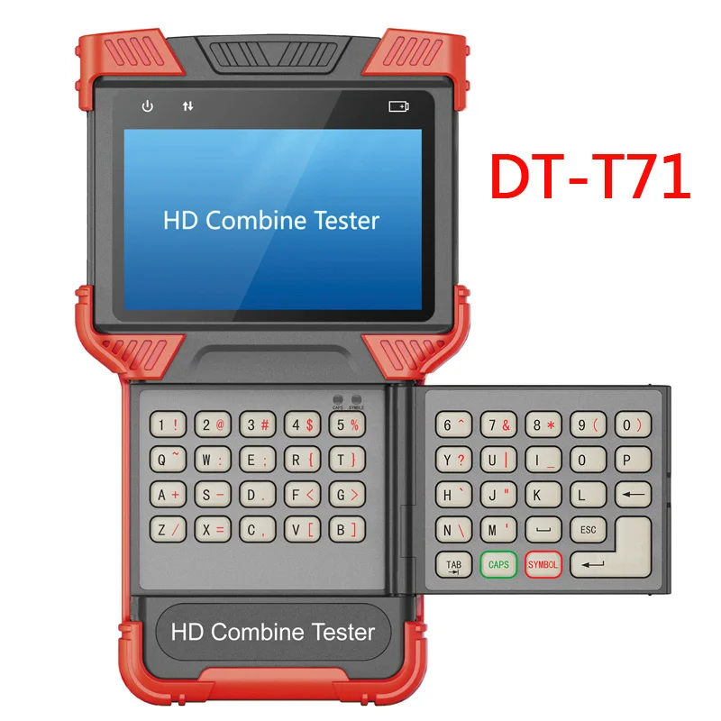 Free Professional CCTV TESTER Monitor H.264/ H.265/ 4K 1080P IP Analog Camera Tester 4.0 Inch HD Combine Tester DT-T71