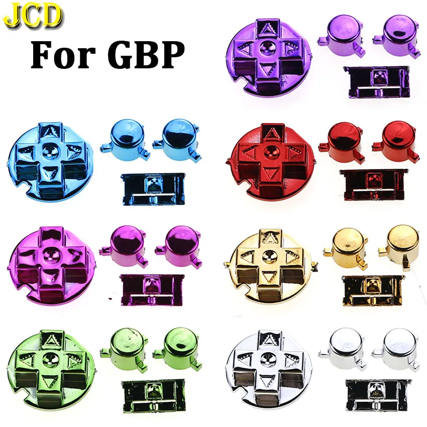 JCD For Gameboy Pocket GBP Replacement Power ON OFF Key Keypads A B Direction Button D Pads