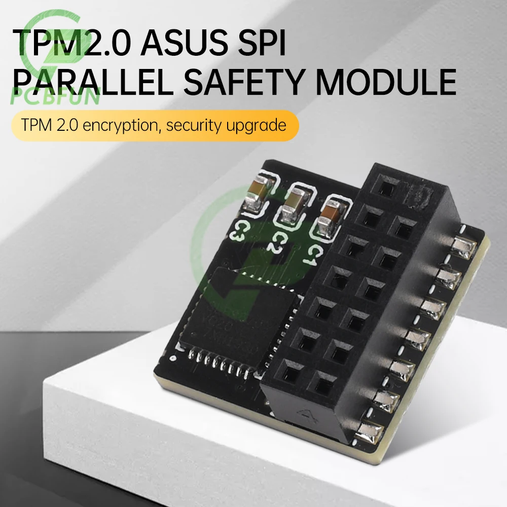 

TPM2.0 Security Module 14 Pin SPI H Trusted Platform Module Standalone Encryption Chip