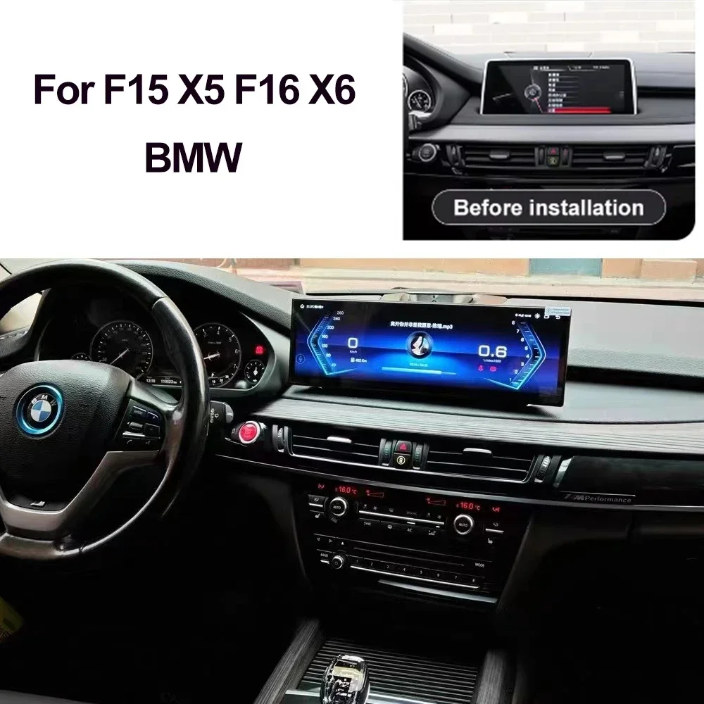 14.9 Inch Android Car Radio For BMW X5 X6 F15 F16 E70 E71 2007-2017 Multimedia Stereo GPS Navi CarPlay Android Auto LHD RHD