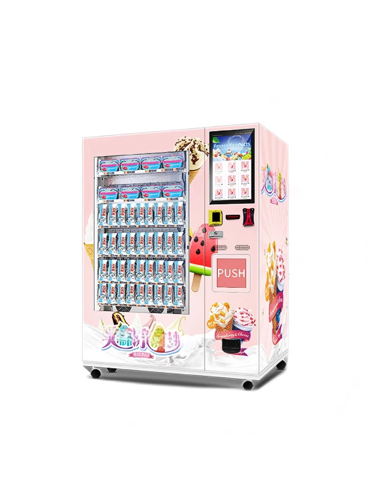 Distributore automatico di gelati morbidi per yogurt per auto a gettoni