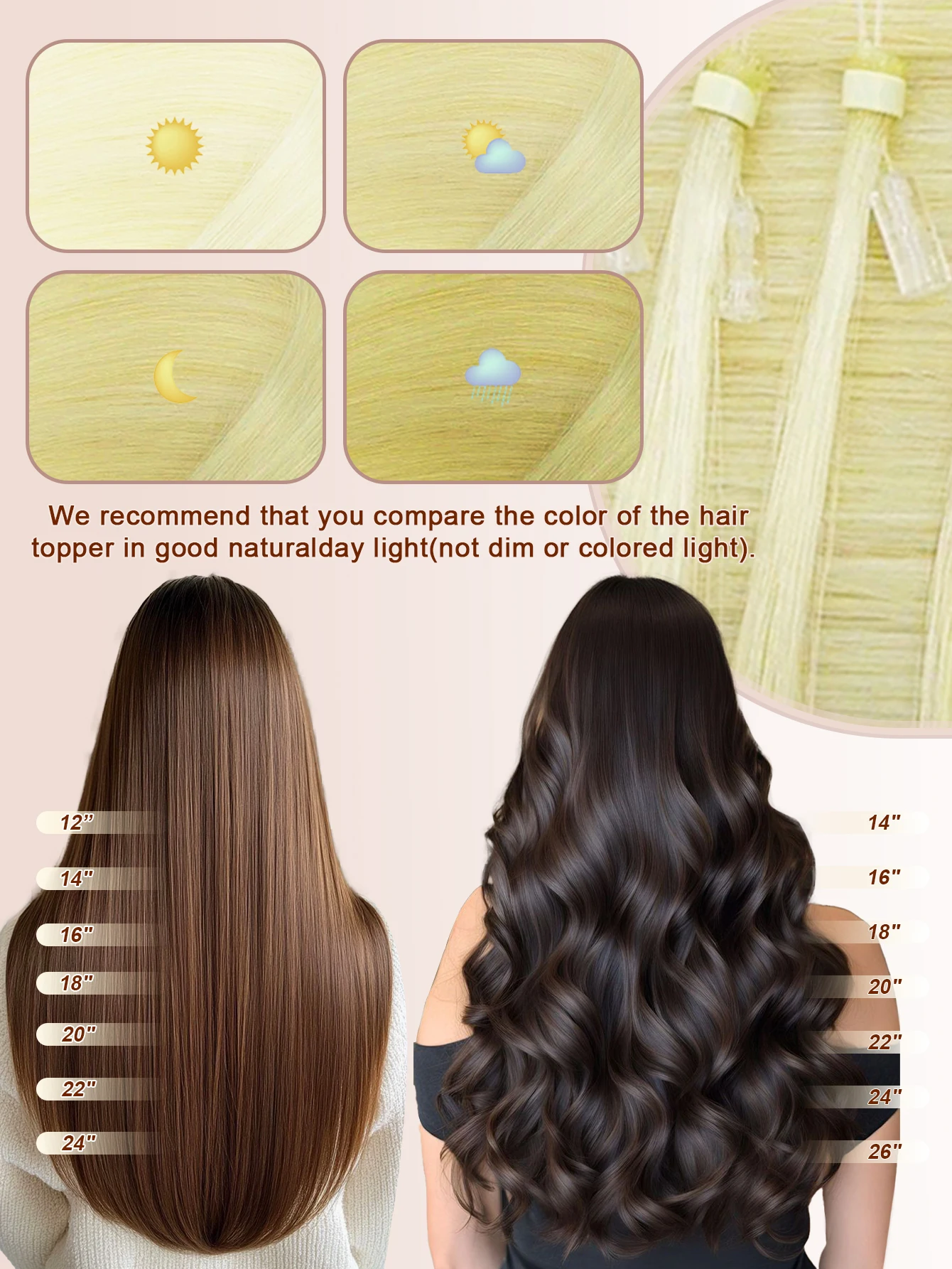 Micro Loop Ring Hair Extensions Real Human Hair 50pcs Micro Link Remy Hair 16-20 Inch Platinum Blond Micro Bead Hair extension