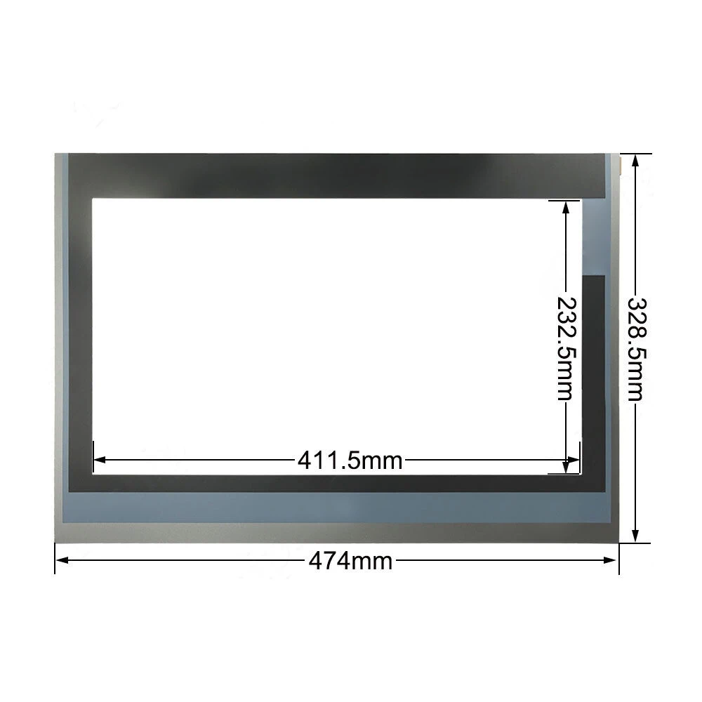 Imagem -03 - Touch Screen Mais Película Protetora Sobreposição Novo 6av78633tb100aa0