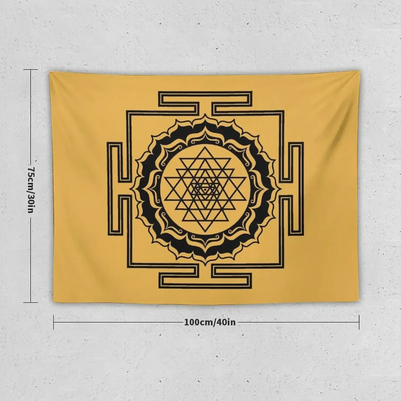 Shri Yantra - Cosmic Conductor of Energy Tapestry Bedrooms Decorations Decoration Pictures Room Wall Tapestry