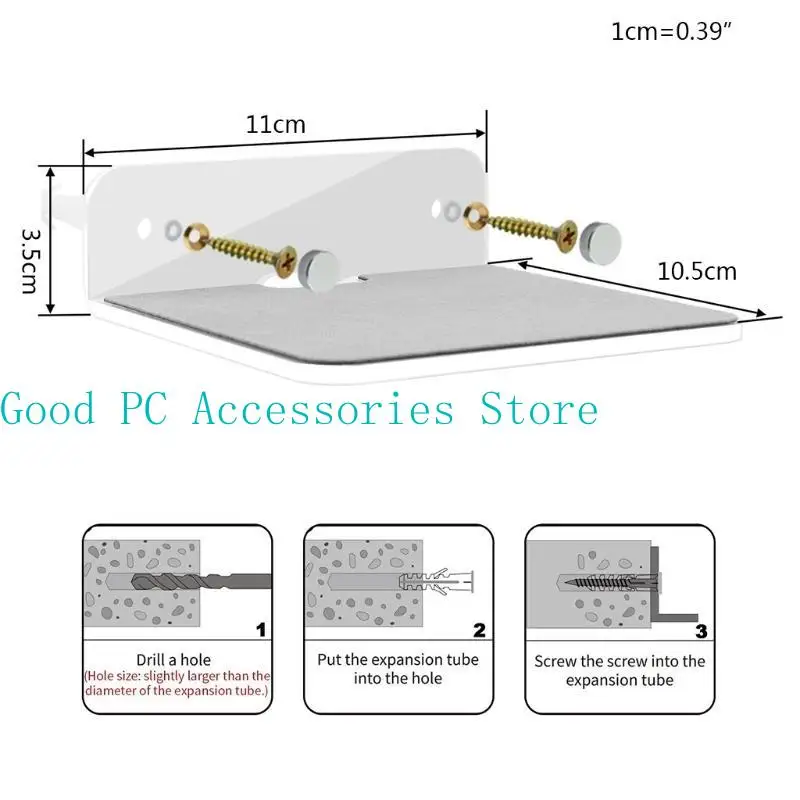 R53C luidsprekerbeugel Acryl eenvoudig te installeren luidsprekersluidsprekersaccessoires