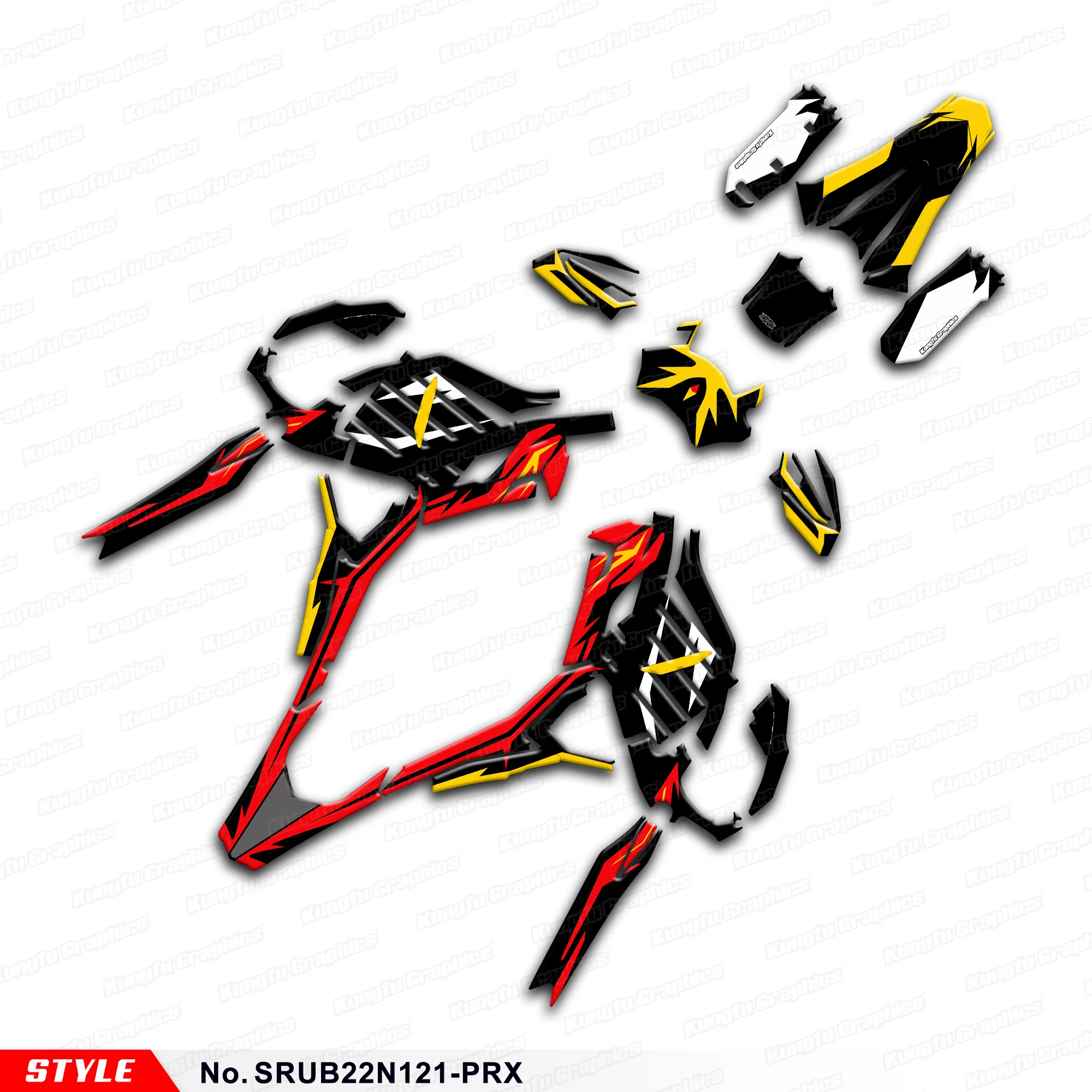 

Набор графических наклеек JY RACING для электровелосипедов Surron Ultra Bee / Ultra Bee R, устойчивые к УФ-излучению, декоративные.