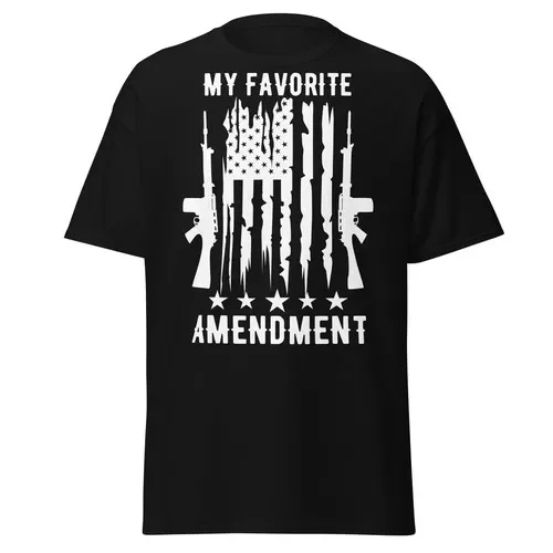 My Favorite 2nd Amendment, AR-15, USA Flag Unisex T-Shirt