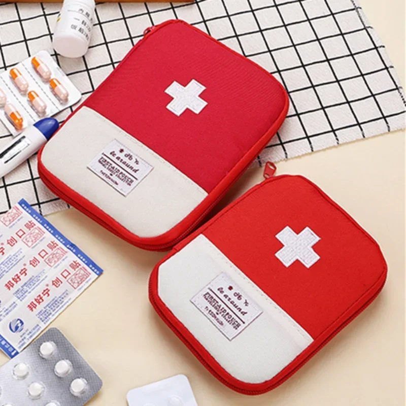 Portable First Aid Medical Kit Travel Outdoor Camping Useful Mini Medicine Storage Bag Camping Emergency Survival Bag Pill Case