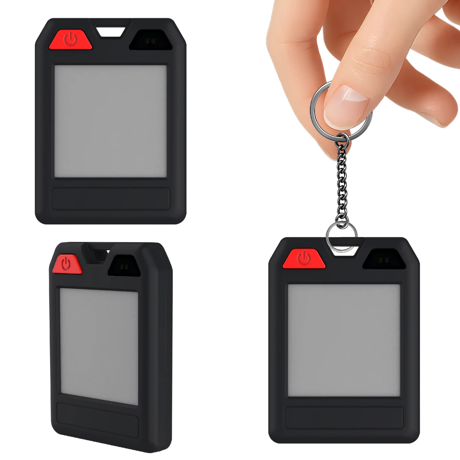 BT Locator with Color E-Ink Screen BT Tracker Tag Lightweight and Waterproof Fit for Apple Find My for Google Find My Device