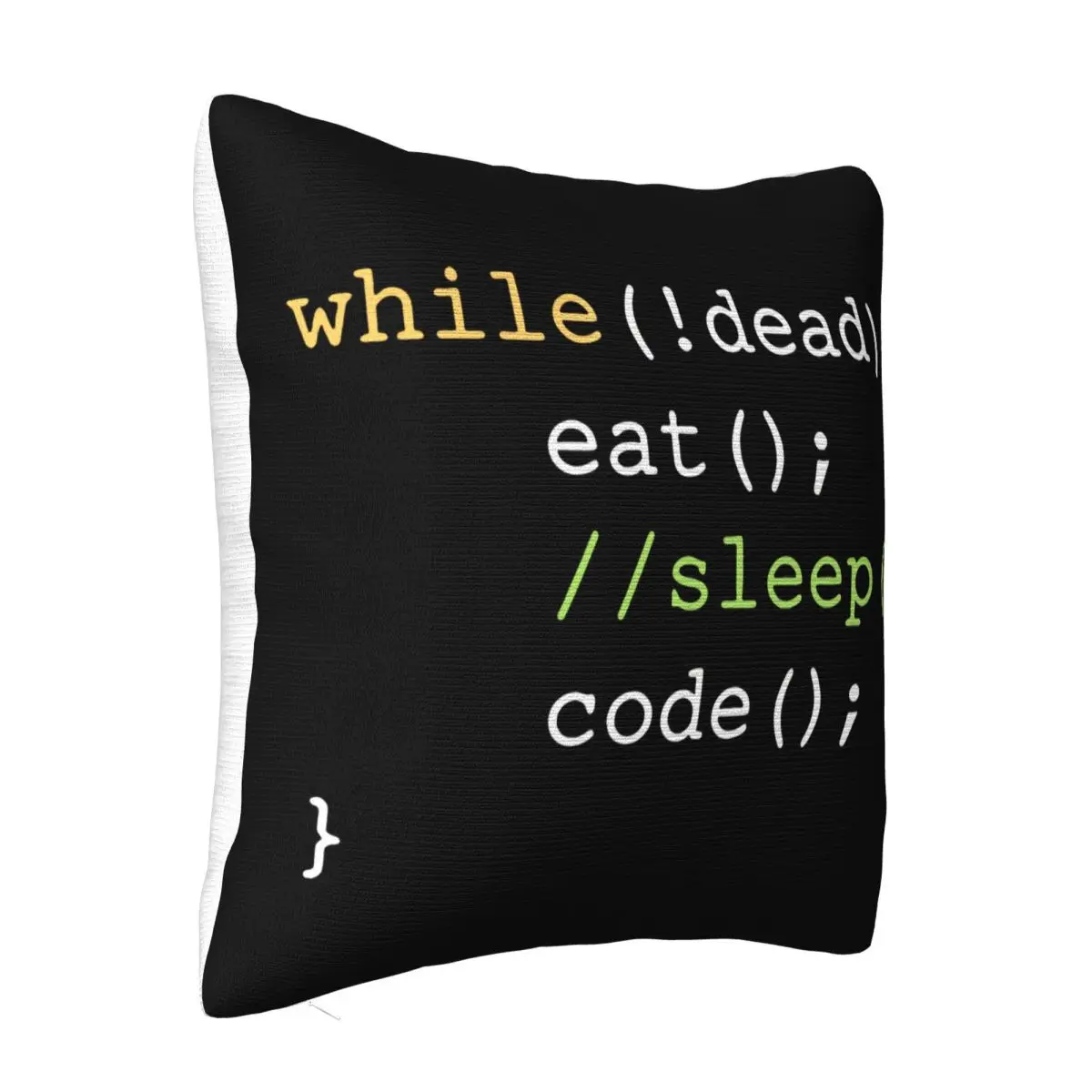 Custom O Fashion Mens Computer Science Programmer Eat Sleep T Popular Style Top Top Pillow Case