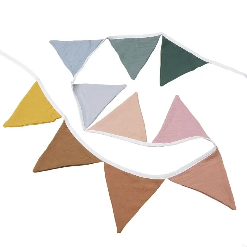 H37A Newborn Photo Props Pennant Banners Baby Photoshoots Backdrop Nursery Decoration