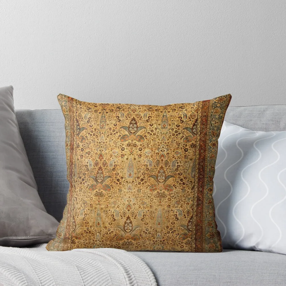 

Antique Persian Khorassan Rug Print Throw Pillow Pillows Aesthetic Luxury Cushion Cover luxury sofa pillows pillow