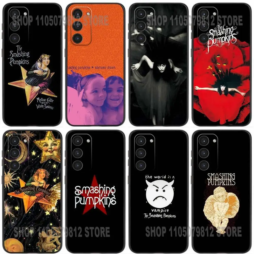 

The Smashing Pumpkins Phone Case For Samsung Galaxy A32,21s,22,31,52,53,72,73,Note20,8,9,10 Soft Silicone Black Cover