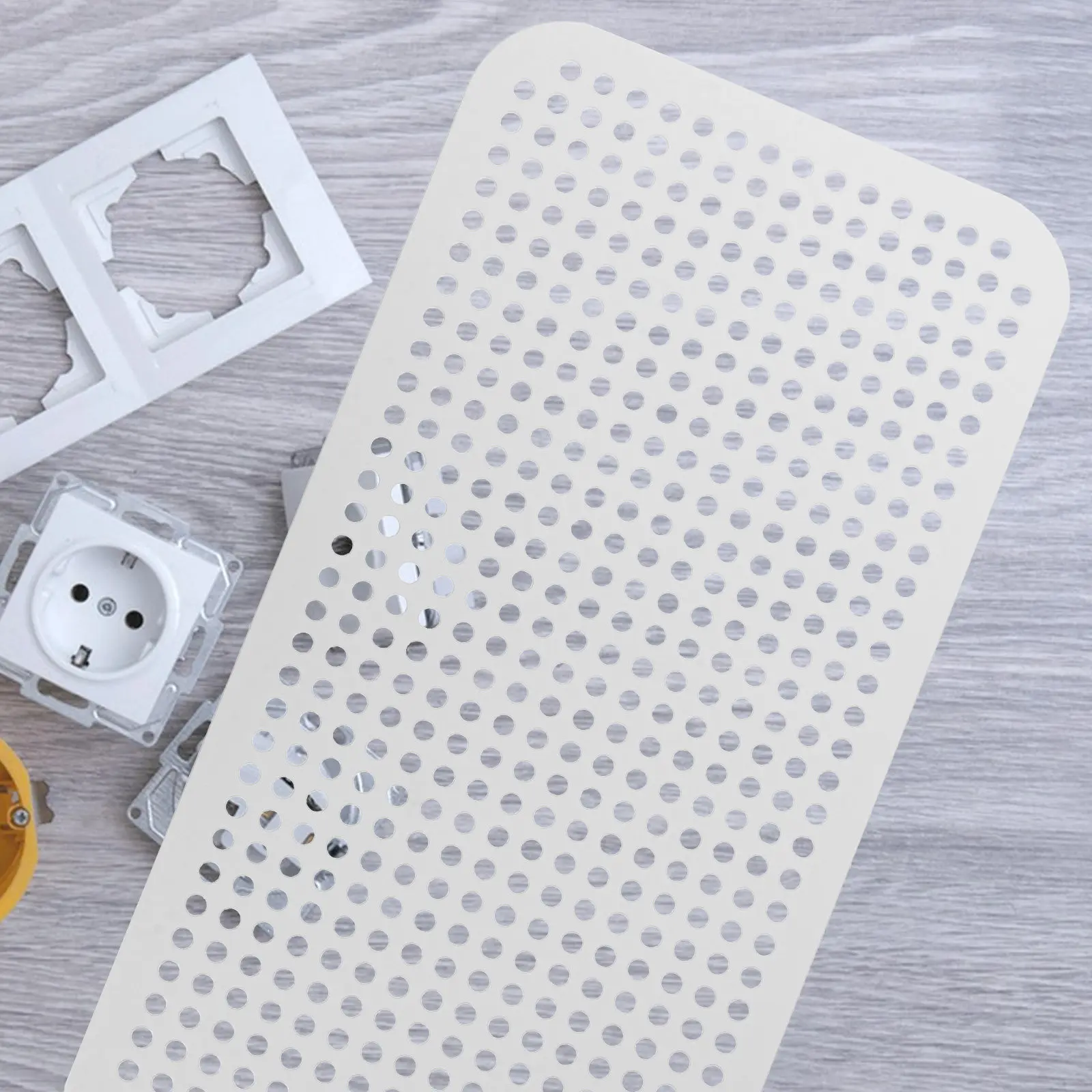 Bathroom Fan Deflector Adjustable Air Conditioner Vent Shield Direct Warm Air Flow Prevent Cold Drafts for Home Comfort