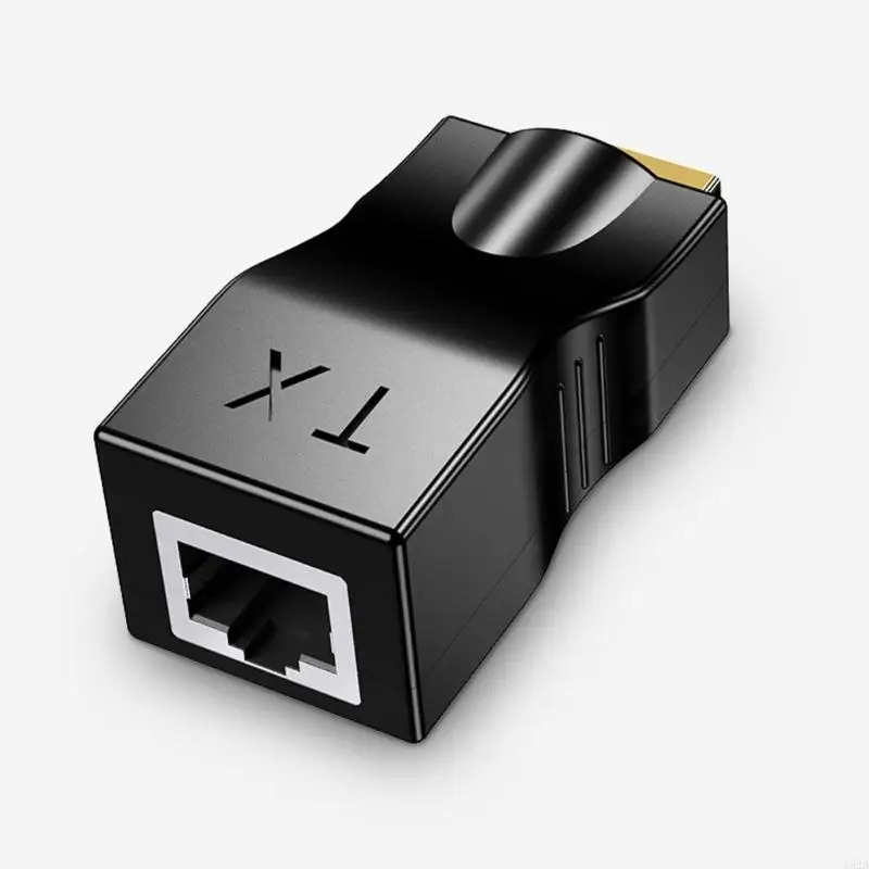 A52B HDMIs to RJ45 Ethernet Extender for Seamlessly Connectivity Extend Up to 98ft