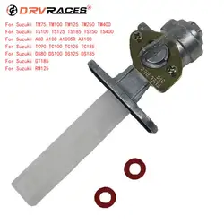 Moto Gas Fuel Petcock Tap Valve Switch For Suzuki TS 50 100 125 185 250 ZR50 GP 100 125 DS 80 100 125 185 GN 125 250 GS450