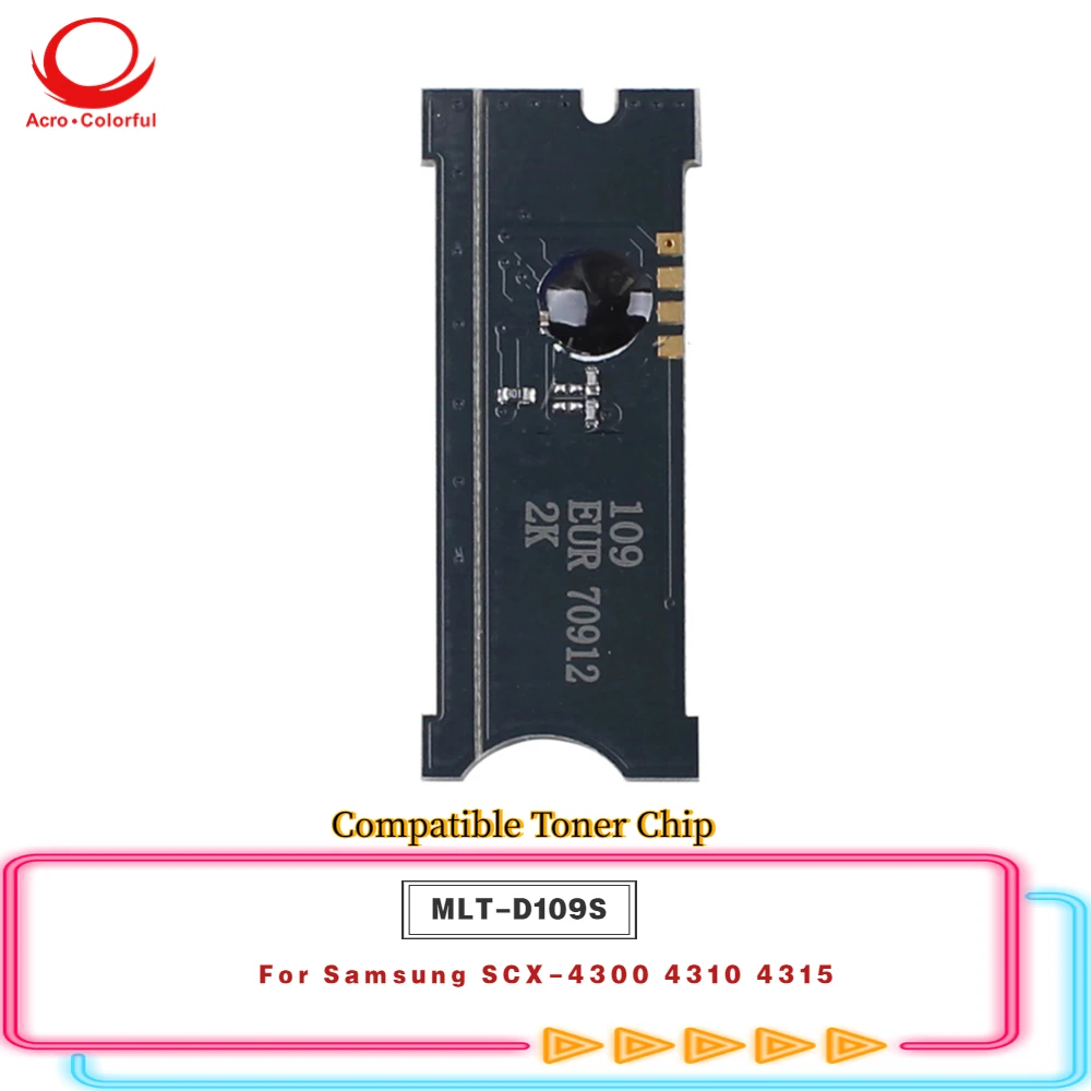 2K MLT-D109S Toner Chip For Samsung SCX-4300 4310 4315 Laser Printer