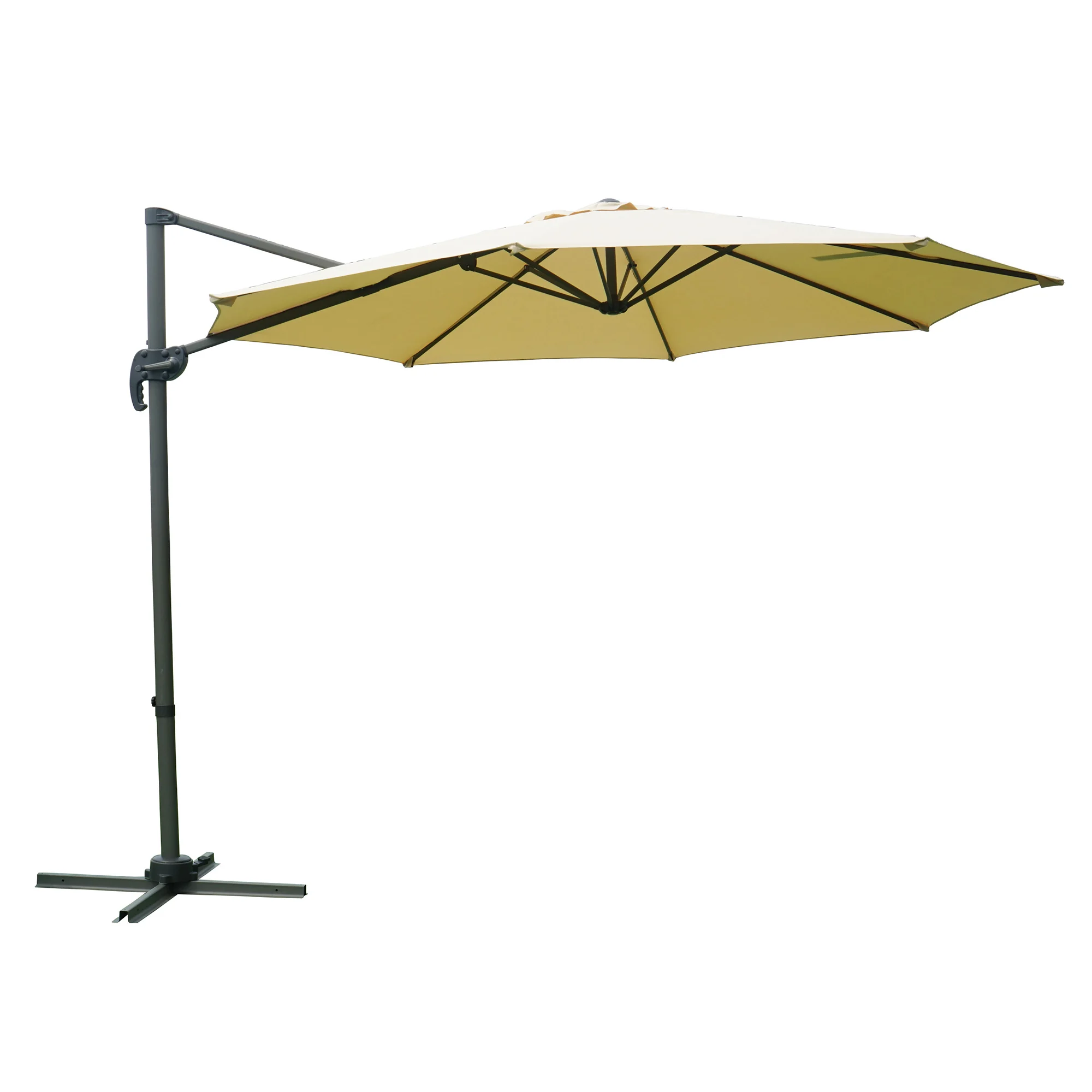 Heavy Duty Roma Swimming Pool Umbrella Cantilever Offset Outdoor Garden Line 2.9x2.9M Versatile Patio Umbrella Outdoor Furniture