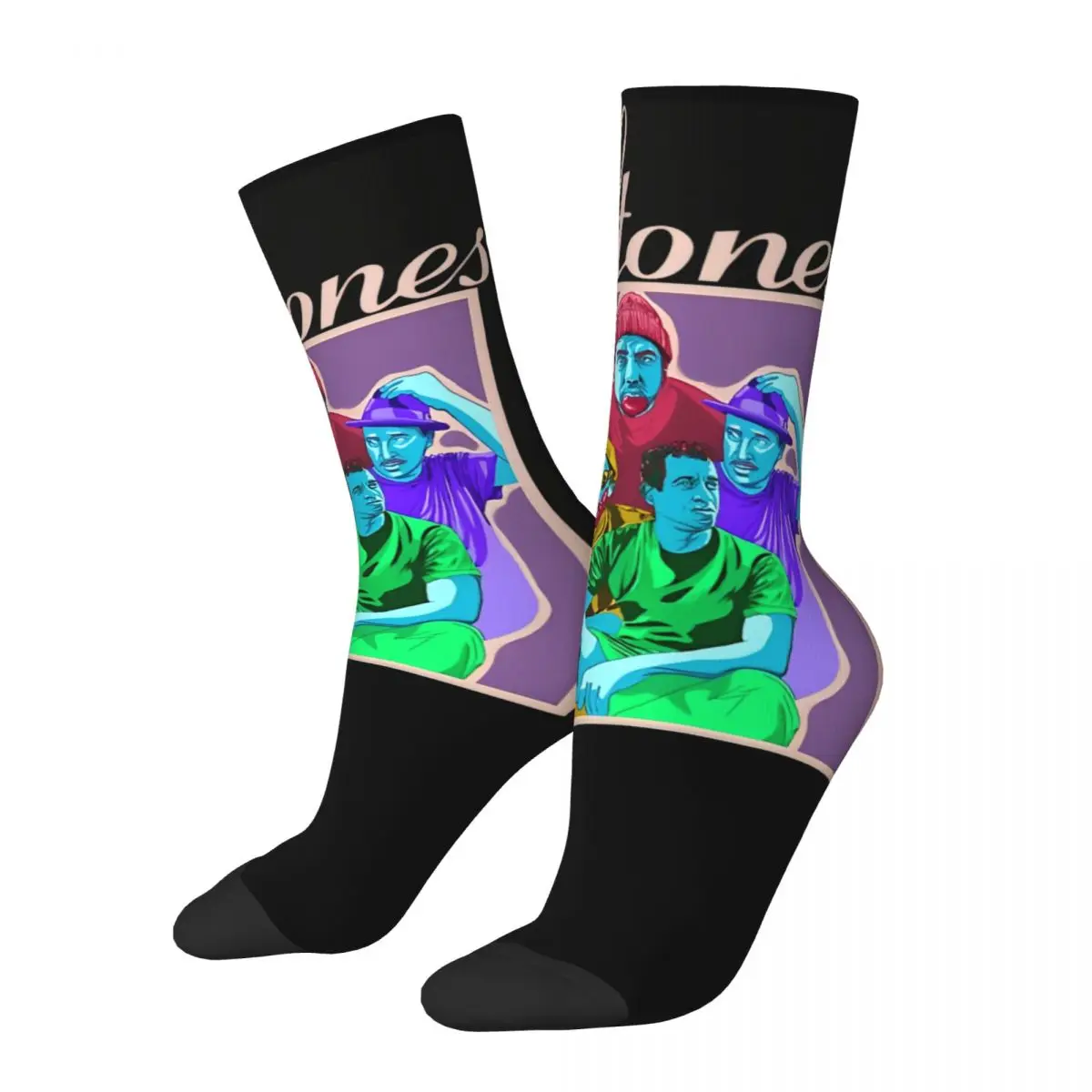 Men Socks Deftones Metal Punk Stockings Autumn Leisure Comfortable Socks Pattern Running Sports Anti Bacterial Socks