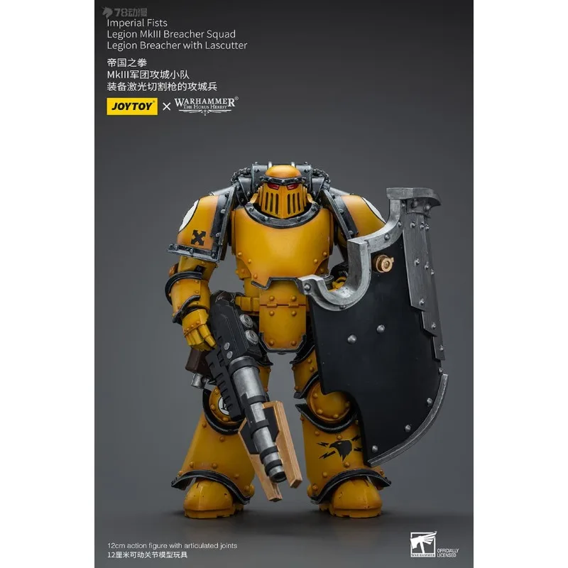 JOYTOY オリジナル JOYTOY X ウォーハンマー 40K シリーズ皇帝拳/黒大聖堂 HH エンパイア拳 MK3 レギオン包囲チームモデル男の子のギフト