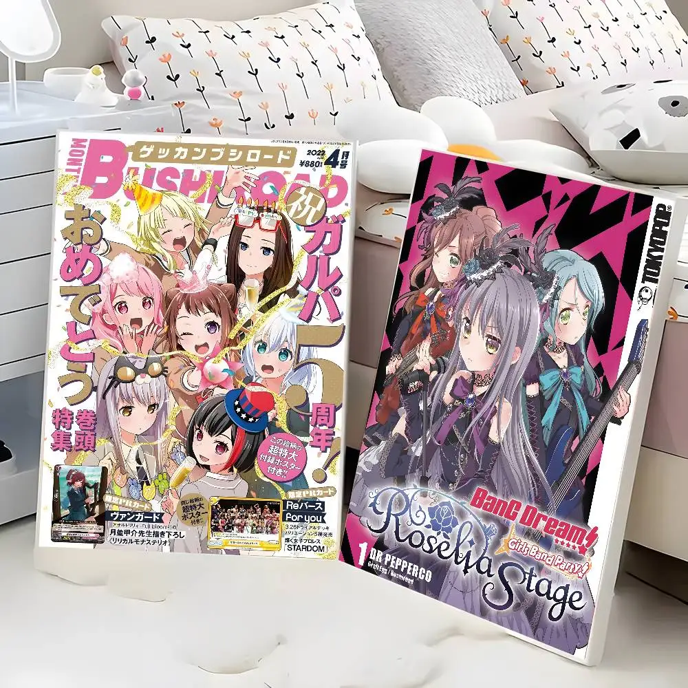 أنيمي B-BanG حلم المشارك HD ديكور المنزل لزجة جدار مقاوم للماء غرفة المعيشة المنزلي بار ديكور جمالي