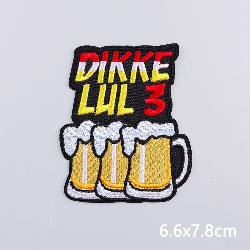 Netherlands Oeteldonk Emblem Embroidered Patches Frog Patch Netherland Carnival Patches For Clothing Uniform DIY Iron On Patches
