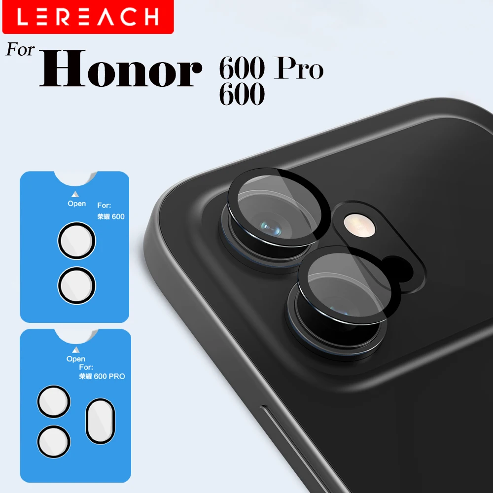 

Lereach for Honor 600 Pro Tempered Glass Camera Lens Protector Anti-Scratch High-Transparency