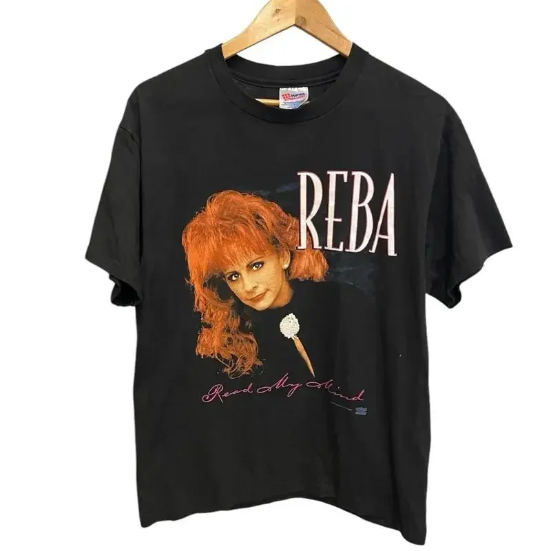 Vintage 90s Reba McEntire Read My Mind Concert Tour T-Shirt Large Excellent