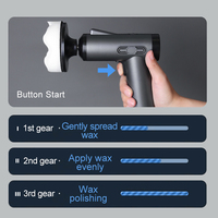 20000 RPM Car Polisher Handheld Wireless Polisher Car Polishing Waxing Machine 3 Speed Adjust for Car Body Cleanig Waxing Repair