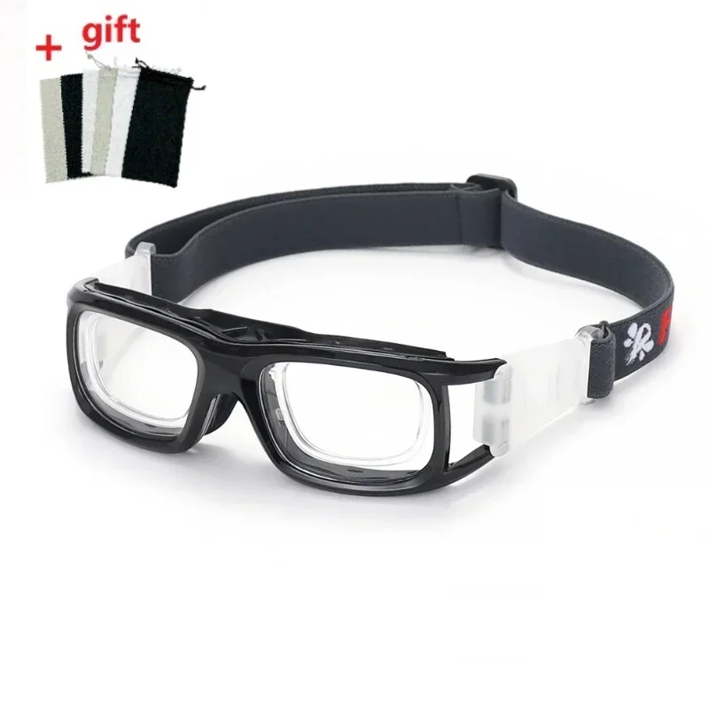 NEW Built-in Myopia Basketball Sport Eyewear Football Eye Anti-Collision Glass No Pillar Frame Cycling Glasses Customizable lens