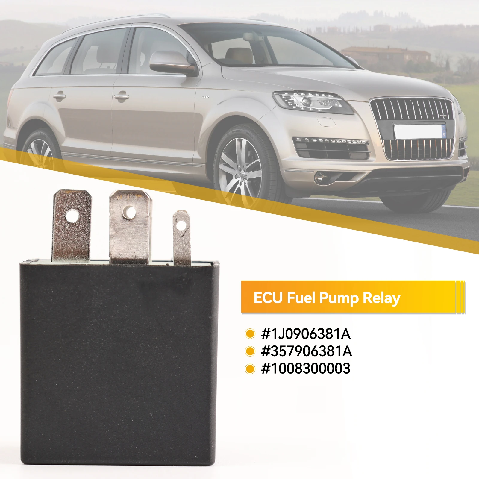 4-Pin 109 Engine Power Distribution Power Supply ECU Relay For Audi A3 VW Jetta Golf Passat TDI 1989-2006 357906381A 1J0906381A