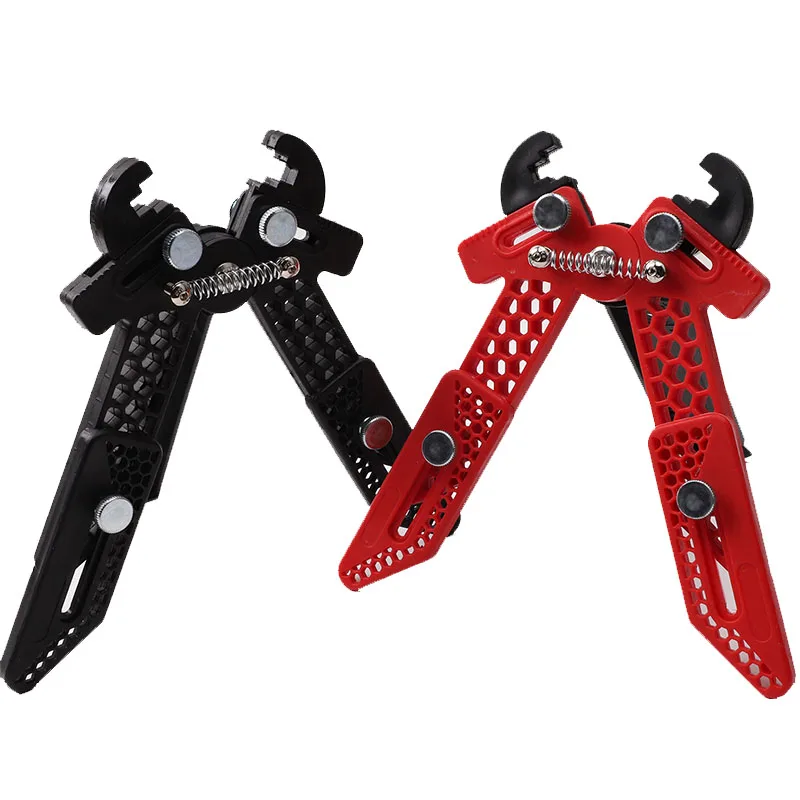 

Archery Bow Stand Foldable Bow Support Bows Rack Holder Adjustable Length and Width Compound Bow Hunting Shooting Accessories