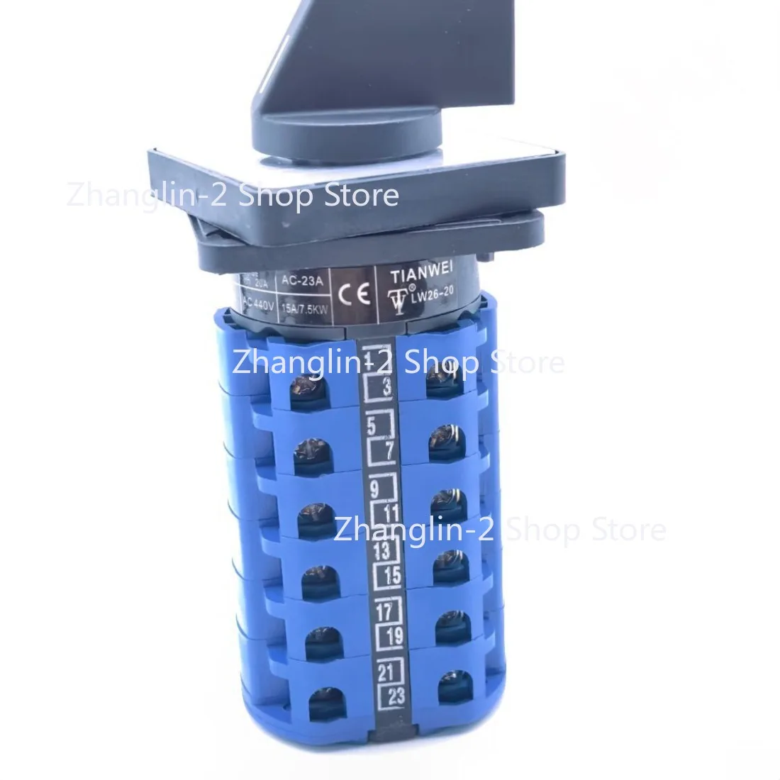 

Новый универсальный переключатель LW26-20/6, 1 шт., трехскоростной, шестисекционный, двухпроводной, двухмощный, высокая и низкая скорость вперед и назад