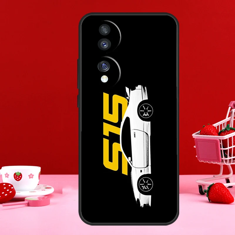 Silvia S15 JDM Tuner Cars Case For Honor 90 Lite 70 50 Magic 6 Pro 5 Lite X6 X7 X8 X9 X6a X7a X8a X9a X9b X8b Cover