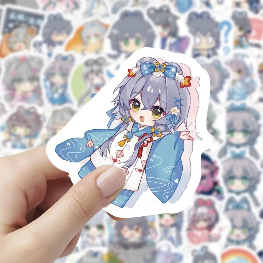 10/60/120Pcs Q-version Luo Tianyi Stickers ins Anime Girl DIY Stickers Water cup Phone Luggage Skateboard Waterproof Decals Gift