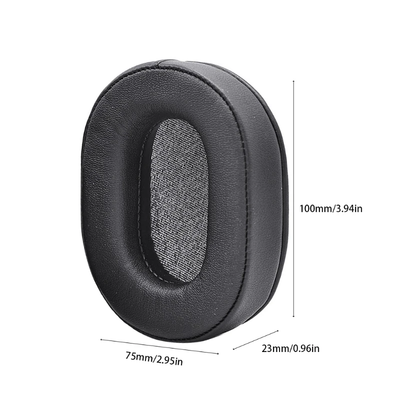 Couro almofadas para JBL, substituição Memória Foam, Ear Almofada Pads para E65BTNC Live 650BTNC Tune 660BTNC Duet NC Headphones, Earmuff