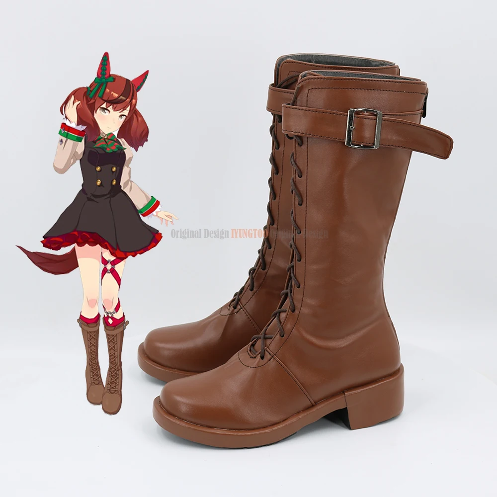 Umamusume: Pretty Derby Nice Nature  Anime Characters Shoe Cosplay Shoes Boots Party Costume Prop