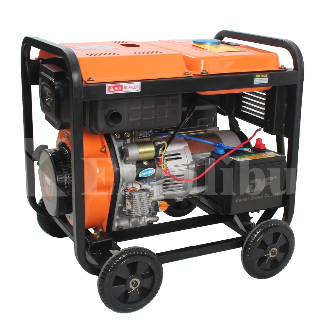 Produttori generatore diesel 5kva 6kw generatore elettrico diesel di tipo aperto super portatile