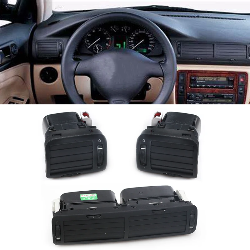 

For Volkswagen VW Passat B5 1997 1998 1999 2000 2001 2002 2003-2005 Front Dashboard Central Air Vent Outlet 3B0819728 3B0819728