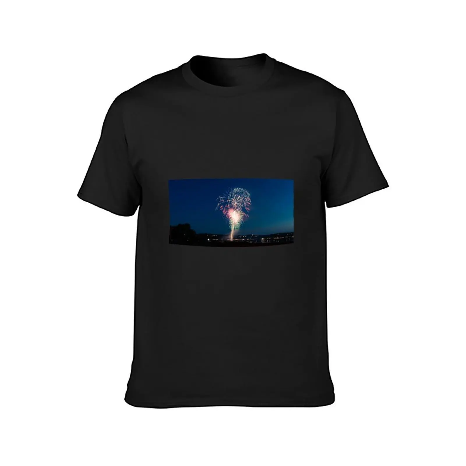 Fireworks Over Harrisburg PA T-Shirt sweat blacks customs fitted t shirts for men